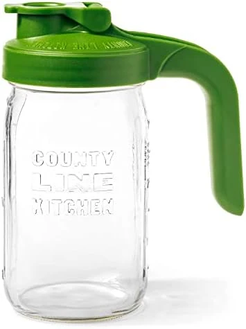 Glass Mason Jar Pitcher With Lid - Wide Mouth, 2 Quart (64 Oz / 1.9 Liter) - Heavy Duty, Leak Proof - Sun & Iced Tea, Cold Brew Coffee, Breast Milk Storage, Flavored Water & More - Image 12