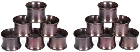 Metal Napkin Rings Set Of 12, Butterfly Napkin Holders, Hammered Napkin Rings Bulk For Party Decoration, Dinning Table, Everyday, Family Gatherings - A Great Tabletop Décor - Silver - Image 9