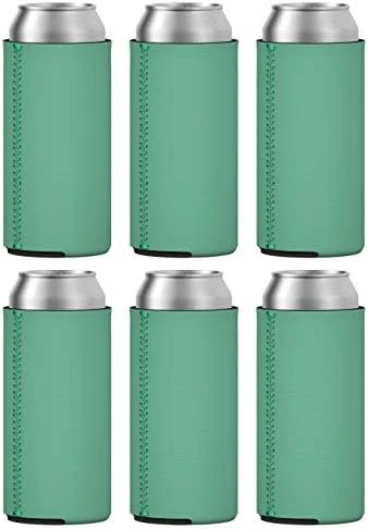 TahoeBay Slim Can Coolers - Blank Neoprene Beer Sleeves (White) - Image 12
