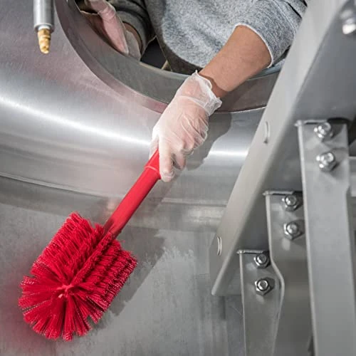 SPARTA 40002C05 Polyester Multi-Purpose Valve Brush, Fitting Brush, Round Brush With Polyester Bristles, Color Coded For Commercial Cleaning, Kitchen, Restaurant, Bathroom, 16 Inches, Red, (Pack Of 6) - Image 4