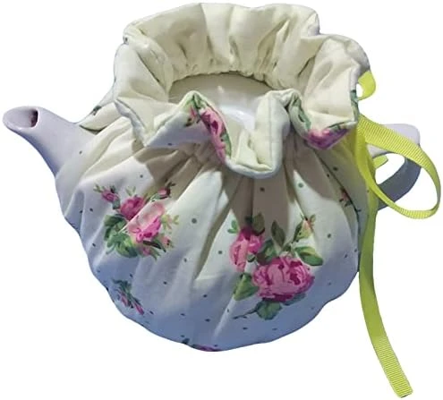 Tea Cozies For Teapot Printed Vintage Floral Tea Cosy Cotton Kettle Tea Pot Cover Dust Proof Insulated Keep Warm - Image 3