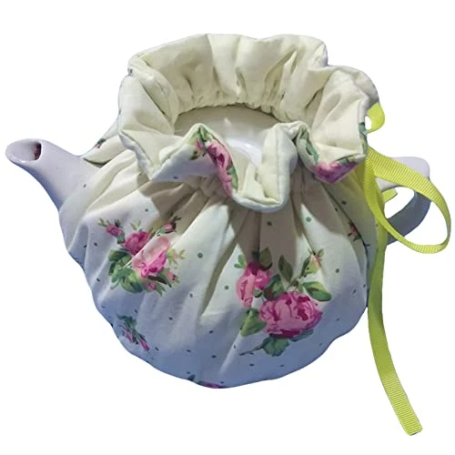 Tea Cozies For Teapot Printed Vintage Floral Tea Cosy Cotton Kettle Tea Pot Cover Dust Proof Insulated Keep Warm