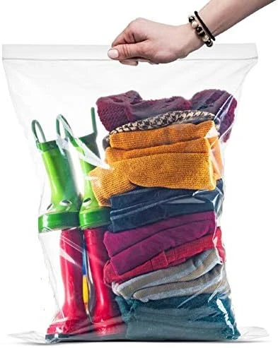 Xtra Large Reclosable Roaster Food Storage Bag, 5 Gallon Big Size Strong Clear Heavy Plastic Bags, Easy Open & Close, 2 Mil Thick 18" X 24", 10 Pack - Image 7