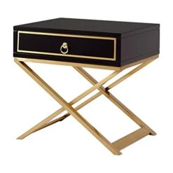 SOOVI Table Bedside Table Luxury Bedroom Nightstand Living Room Side Table Coffee Table Corner Cabinet Bedside Locker
