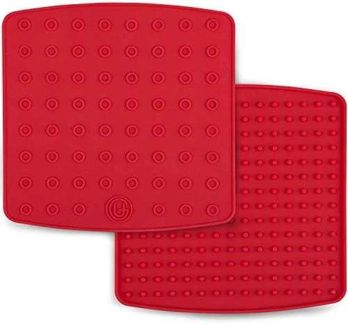 Premium Silicone Pot Holder For Pots/Pans | Multipurpose Trivets | Hot Pad, Spoon Rest, Coaster And More | 2 Pads | Featuring Heat Resistant Core Tech | UpGood Pro Series (Cool Kitchen Tools, Teal) - Image 8