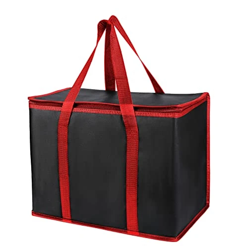 2 Pack Jumbo Chillout Thermal Tote, Foldable Insulated & Reusable Food Delivery Bag For Groceries, Potlucks, Sundries & More Cooler Bag Insulated Grocery Bags Large Freezer Shopping - Image 5