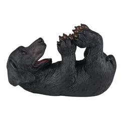 True Rue Lucky Lab Tabletop Wine Bottle Holder Countertop Centerpiece Labrador Kitchen Decor For Dog Lovers Barware Accessory Black