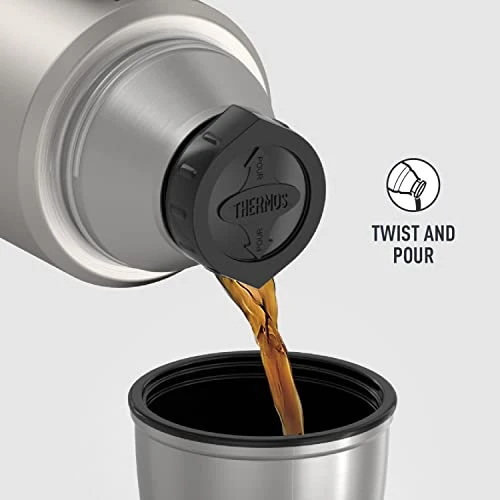 Thermos Stainless King Vacuum-Insulated Beverage Bottle, 40 Ounce, Matte Steel - Image 4