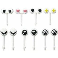 Love Love Eyes Face Food Picks For Bento Box Lunch Box