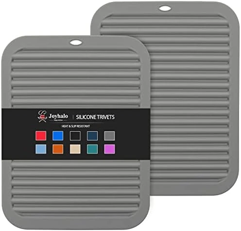 Trivets For Hot Dishes - Hot Pads For Kitchen, Silicone Pot Holders For Hot Pots And Pans, Silicone Mats For Kitchen Countertops, Table, Flexible Easy To Wash And Dry, True Blue - Image 12