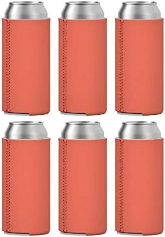 TahoeBay Slim Can Coolers - Blank Neoprene Beer Sleeves (White) - Image 11