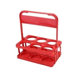 Collapsible Wine Rack Beer Bottle Holder Portable Beer Rack Basket/Red/One Size