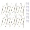 10 Pack Plate Hangers Invisible Wall Plate Hangers Stainless Steel Plate Hangers For The Wall And 12 Pack Wall Hooks Compatible 7.5 To 9 Inch For Decorative Plates Art Wall Brass Coated