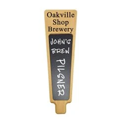 Custom Personalized Beer Tap Handle Cherry Wood With Chalkboard Dry-erase Engraved With Your Personalized Text. Great For Tap Room, Brewery Gift Home Kegerator