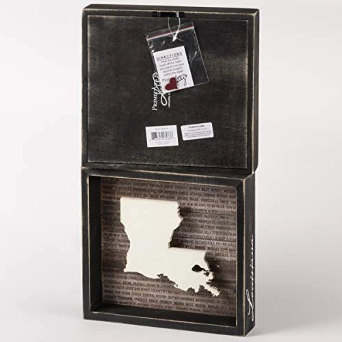 Primitives By Kathy 28233 Louisiana Wanderlust Box Sign, 8.5" X 8" - Image 2