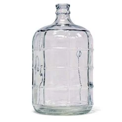 24 3 Gal Glass Carboy, Clear