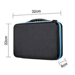 GENERIC RETD 60 Slots 15ml Holder Box Storage Case Travel Handbag Bottle Carry Durable Zipper Shockproof Aromatherapy (Color : Black, Size : One Size)