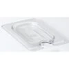 1/9 GN Polycarbonate Hotel Pan Flat Notched Lid, 6PK Clear 90CWCN-135