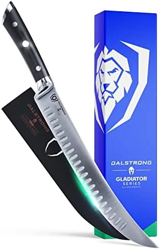 Butcher Knife - 10 Inch - Gladiator Series Elite - Cimitar Breaking Knife - Forged High-Carbon German Steel - Razor Sharp Meat Kitchen Knife - Sheath Included - NSF Certified - Image 7