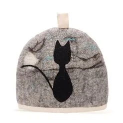 LACIART ONE Wool Teapot Cozy Kettle Cover | Dome Shaped Large Tea Cosy For Teapot, Kettle Or French Press | Handmade & Needle Felted From Natural Wool | Teapot Warmer Up To 2 Hours | Great As Gift