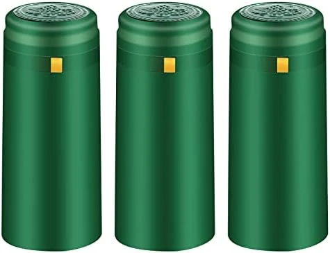 PVC Heat Shrink Capsules 120 Count 3 Colors Wine Shrink Wrap Wine Bottle Corks Capsules For Professional, Wine Cellars And Home Use - Black, Red, Gold - Image 10
