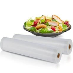 Vacuum Sealer Bags 11x50 Rolls 2 Pack & Two 8" X10' 4 Mil Commercial Grade Vacuum Sealer Food Storage Rolls | Create Your Own Size Bag, Brands, Clear