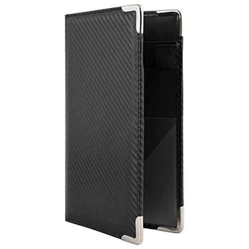 Golgino Server Book For Waitress & Waiter 9 X 5 Inch, Two Zipper Pockets & ID Holder, Premium Receipt Organizer Wallet Fits Aprons, 11 Money Pockets Perfect For Server Banking (Black/Blue) - Image 7