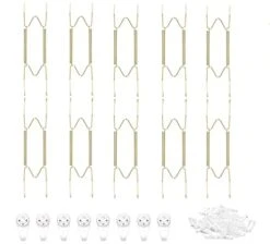 Plate Hanger Plate Dish Display Plate Hangers For The Wall Decoration- (10 Pack) (10inch/10pcs)