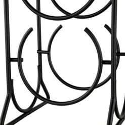 Horseshoe Rack, 3 Holder Countertop Storage, Holds Standard & Jumbo Wine, Modern Kitchen Décor & Storage, 3 Bottle