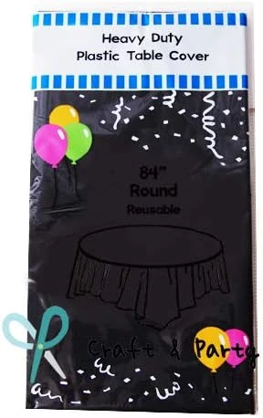 (12-Pack Heavy Duty Plastic Table Covers Tablecloth (Reusable) (Rectangle 54" X 108", White) - Image 8