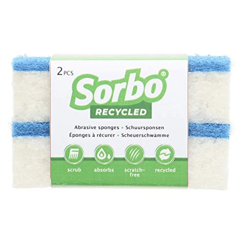 Scouring Sponges, Ys/m, Blue/White