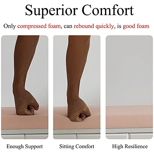 Piano Bench Cushion 30 X14 Inch For Indoor Shoe Storage Non Slip Picnic Bench Pad For Kitchen Dining Table Seat, Light Grey - Image 5