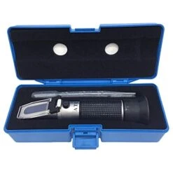 Aichose Brix Refractometer With ATC, Dual Scale - Specific Gravity & Brix, Hydrometer In Wine Making And Beer Brewing, Homebrew Kit