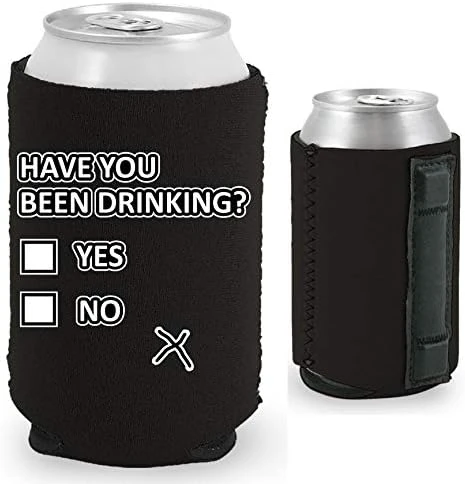 Have You Been Drinking? Magnetic Can Coolie (2 Pack, Black) - Image 5