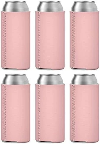 TahoeBay Slim Can Coolers - Blank Neoprene Beer Sleeves (White) - Image 7