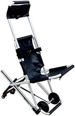 BMINK Manual Stair Chair, Portable Folding Stair Chair Up And Down Stairs Wheelchair, Portable Foldable Crawler Stair Stretche