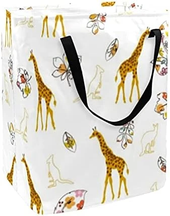 Laundry Hamper Basket Collapsible Large Clothes Basket Storage Basket Waterproof With Circle - Image 8