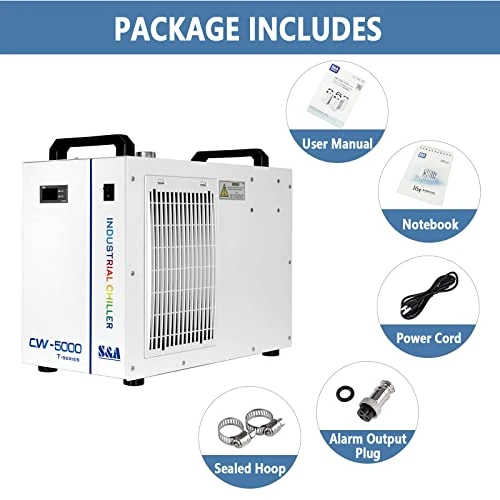 S&A Genuine CW-5000DG Industrial Water Chiller 7L Capacity Cooling Water For 80W/100W CO2 Engraving Cutting Machine - Image 6