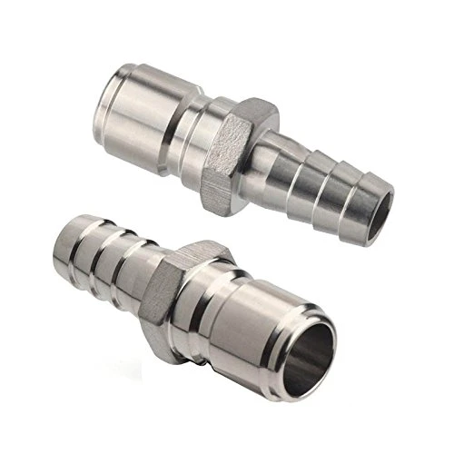 2pcs Brewing Stainless Steel 1/2" Barb Male Quick Disconnect Homebrew Fitting Connector Homebrewing - Image 2
