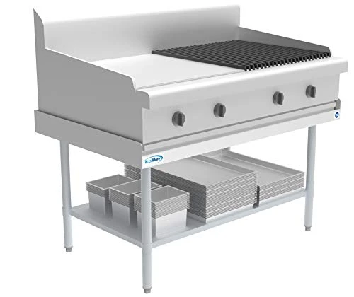 KoolMore 16 Gauge Stainless Steel Commercial Equipment Stand - 30" X 72" Heavy Duty Griddle Stand With Undershelf - Image 9