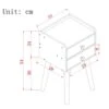 Nordic Bedside Table Bedroom Storage Cabinet Bedside Cabinet Minimalist Locker Bed European Small Cabinet