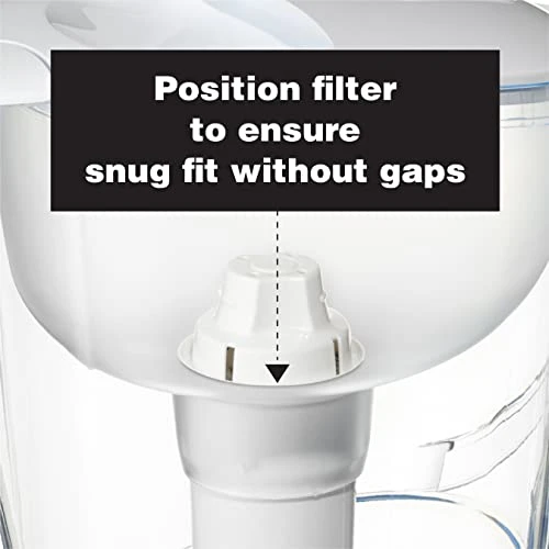 Amazon Basics Replacement Water Filters For Water Pitchers, Compatible With Brita - 3-Pack - Image 4