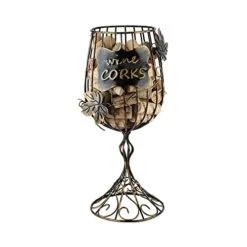 True Rue Wine Glass Display Cork Holders