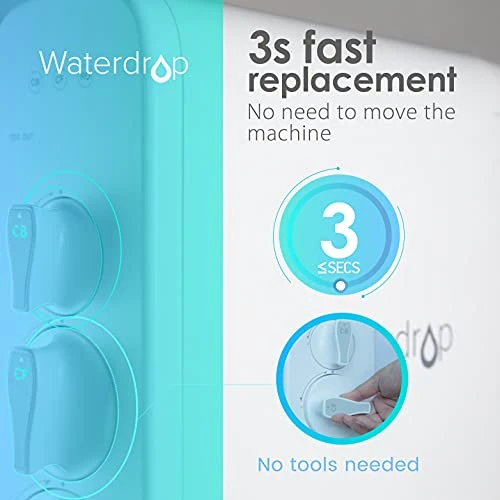 G3 Replacement Filter 1-Year Combo, Pack Of 2 WD-G3-CF Filters And 1 WD-G3-CB Filter, Replacement For WD-G3-W, WD-G3P600 And WD-G3P800-W Reverse Osmosis System, New Logo Design - Image 4