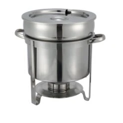Winco 211 Stainless Steel Soup Warmer, 11-Quart, Set Of 3