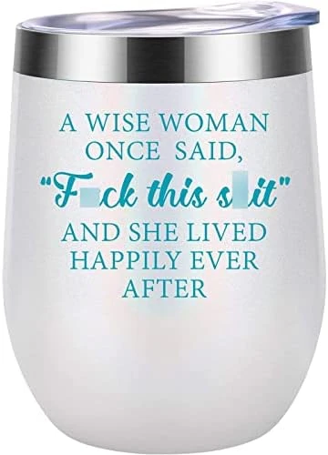 Funny Wine Gifts For Women, Best Friend, Coworker - Cool Bday Gifts For Mom, Wife, Sister - New Beginnings, Mothers Day, Birthday Gifts For Her - Fun Wine Tumbler Drinking Wine Cups For Women - Image 8