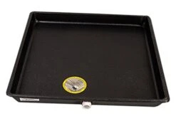 Diversitech A/C Secondary Plastic Condensate Drain Pan, 24" X 24", Black (6-2424L)