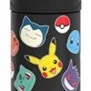 Thermos FUNTAINER 12 Ounce Stainless Steel Vacuum Insulated Kids Straw Bottle, Pokemon