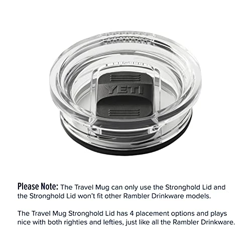 Yeti Rambler 20 Oz Travel Mug, Stainless Steel, Vacuum Insulated With Stronghold Lid - Image 7