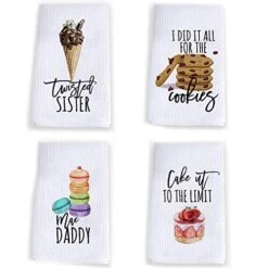 18X26in Kitchen Decor Delicious Cake Towel Kitchen Dish Towels Hand Towel Funny Kitchen Baking Towel